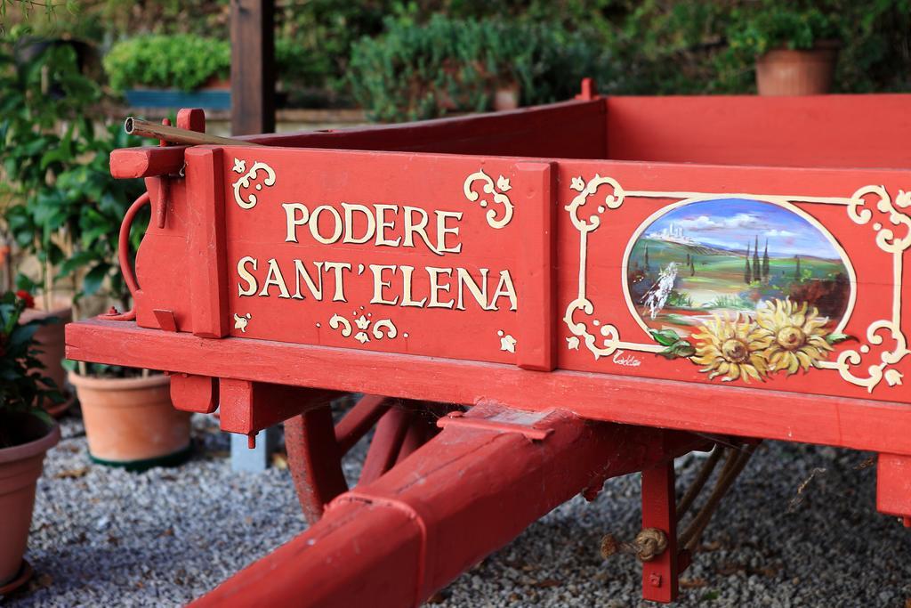 Podere Sant'Elena San Gimignano Bagian luar foto